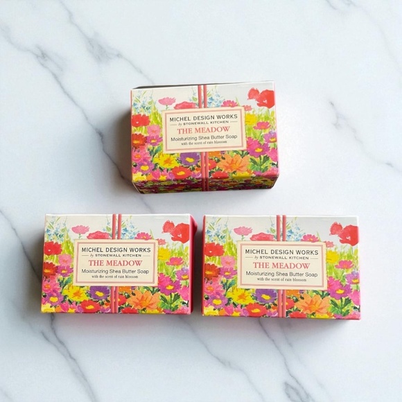 Michel Design Works The Meadow Shea Butter Soap 3 Pack | 4.5 oz Each | England - Picture 1 of 1